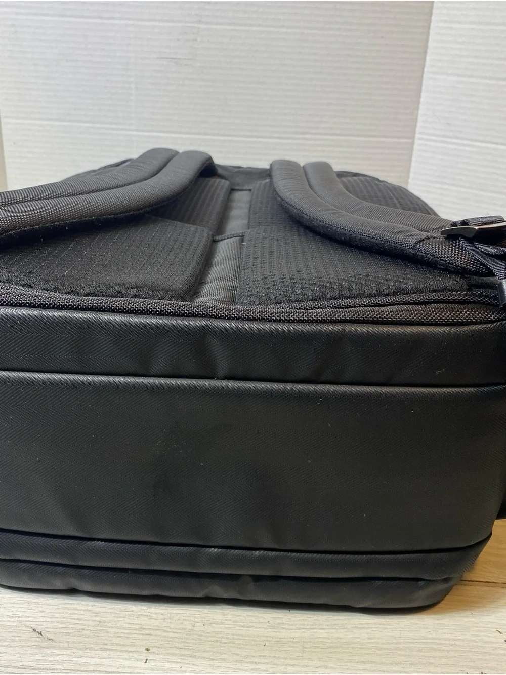 Briggs & Riley @work Large Cargo Backpack Black Laptop Travel Bag KP436-4 Clean
